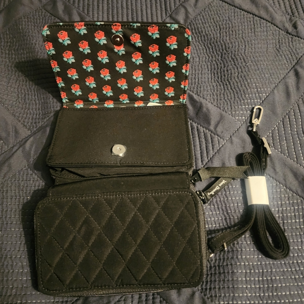 Microfiber Rfid 3-In-1 Crossbody